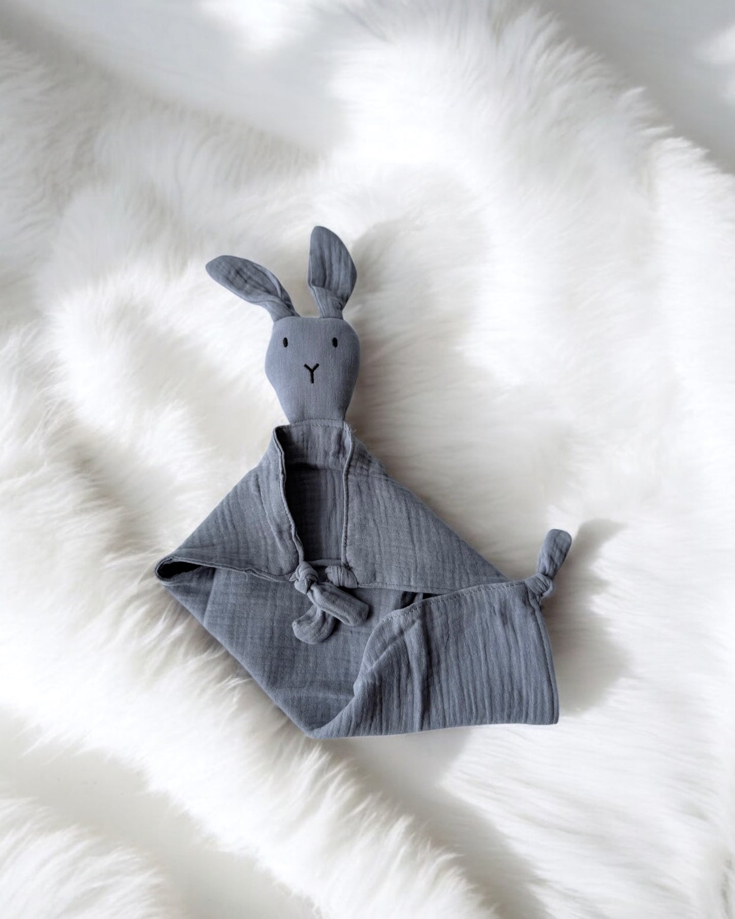 Luna Bunny Signature Comforter ( Dusty Blue )