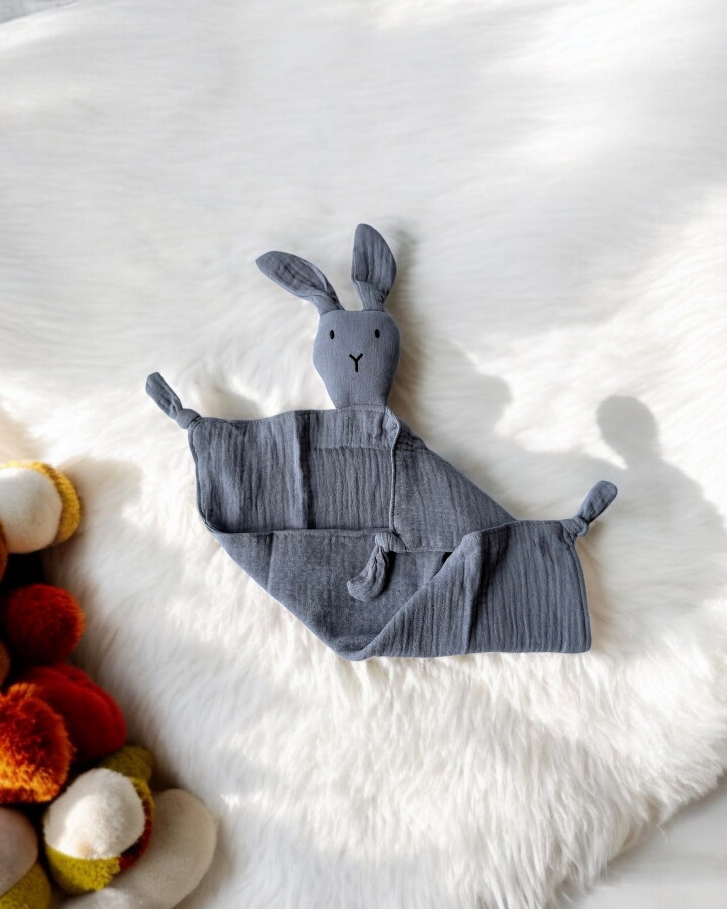 Luna Bunny Signature Comforter ( Dusty Blue )