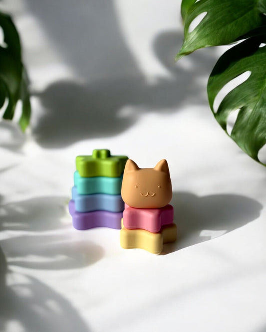 Whimsical Star Stacker and Teether