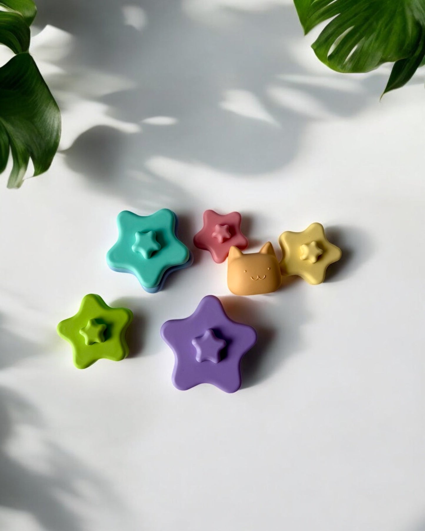 Whimsical Star Stacker and Teether