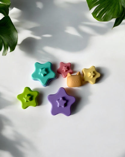 Whimsical Star Stacker and Teether
